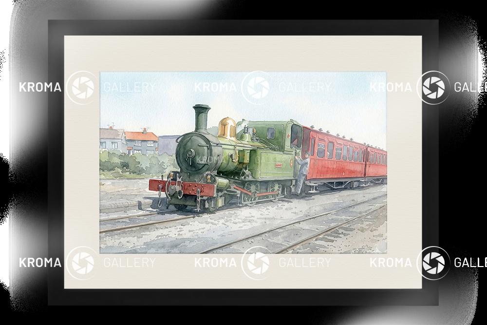Green steam locomotive - Image 2