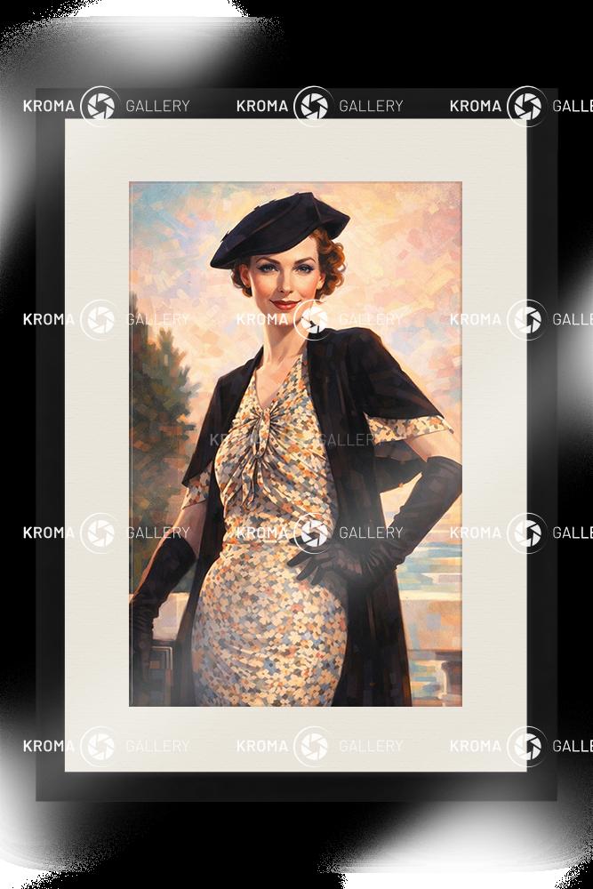 Woman with a black hat - Image 2