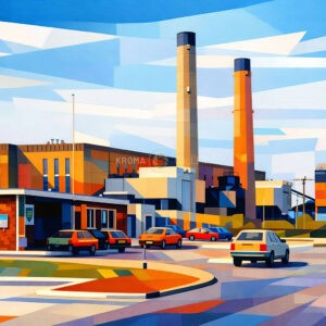 Twin chimneys